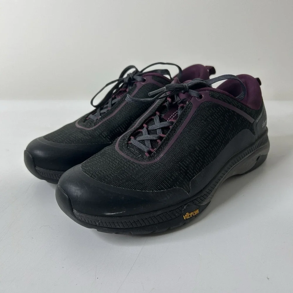 Dansko Shoes Women's 38 US 7.5 Black Mesh Makayla Hiking Sneakers Comfort Casual